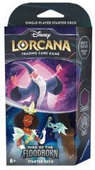 Disney Lorcana Rise of the Floodborn Starter Deck - Amethyst and Steel